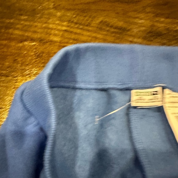 Puma Kids Blue Joggers with Logo - Picture 7 of 8